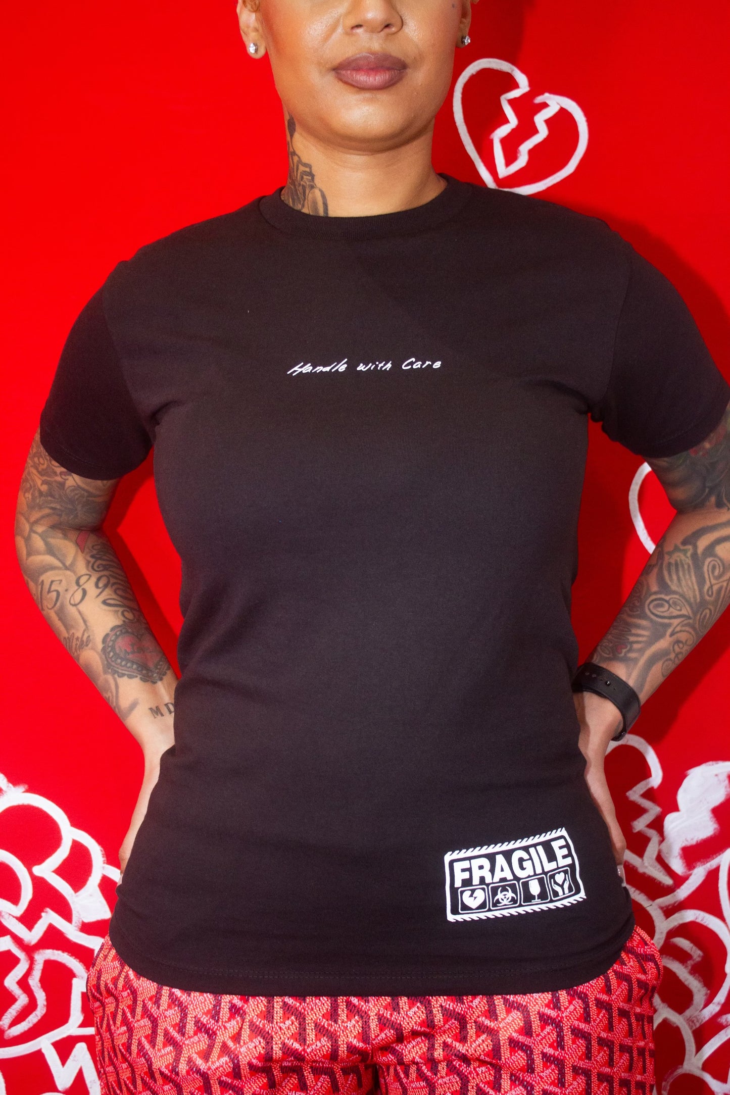 Handle with Care "Not Replaceable" Tee