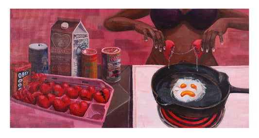 Perfect Omelette Giclee on canvas